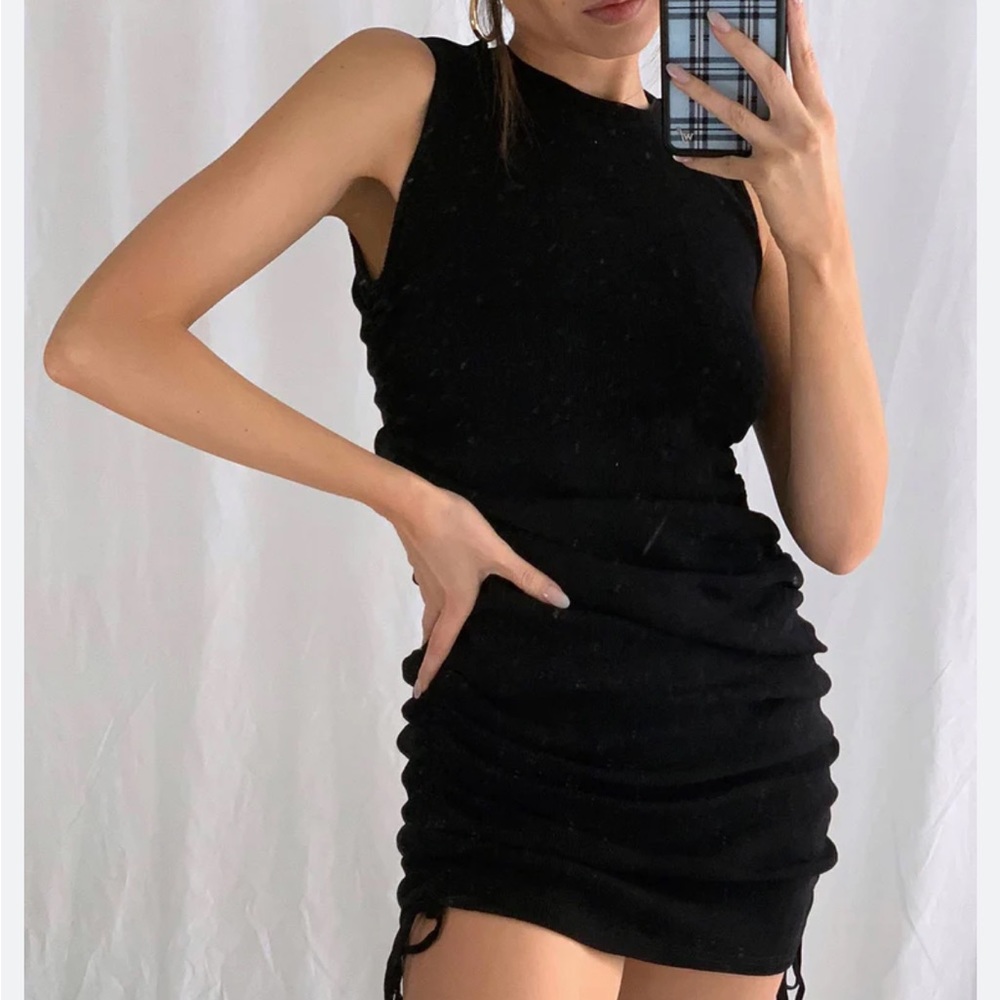 Lioness black bodycon dress